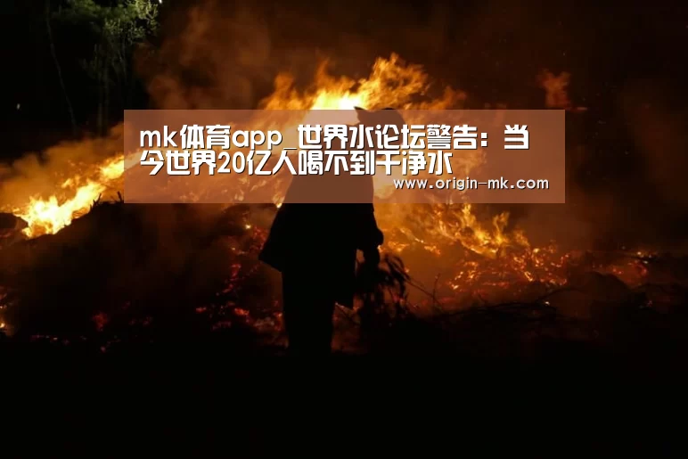 mk体育app_世界水论坛警告:当今世界20亿人喝不到干净水(图3) mk体育注册
